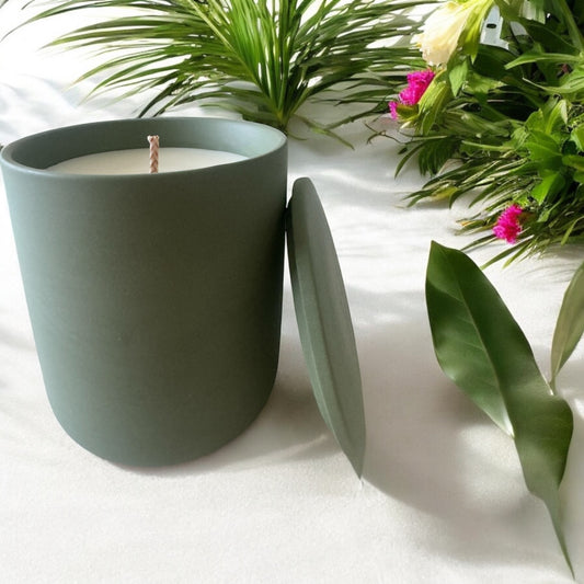 Deep Green Wellness Candle – Inspired by Yves Saint Laurent Black Opium