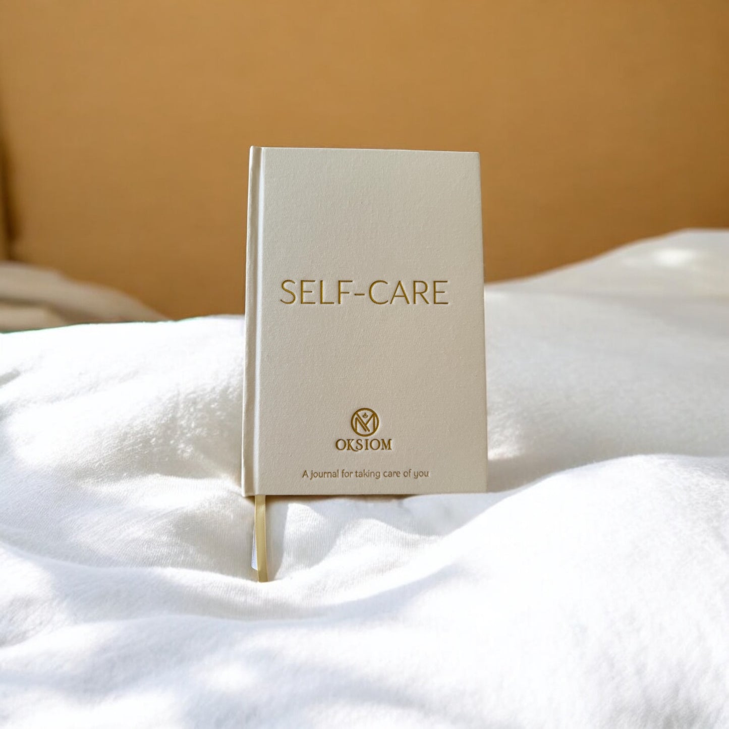 An Elegant Self-Care Journal – Hardcover, Gold Stamping, & Thread Binding