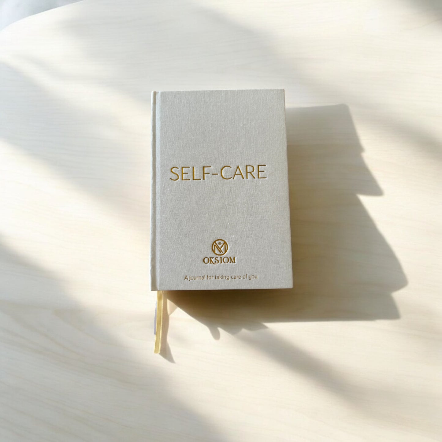 An Elegant Self-Care Journal – Hardcover, Gold Stamping, & Thread Binding